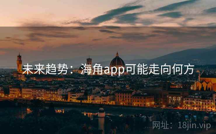 未来趋势：海角app可能走向何方