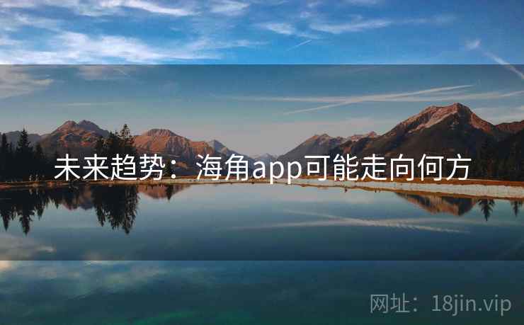 未来趋势：海角app可能走向何方  第2张