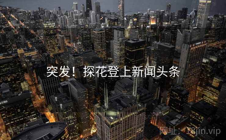 突发！探花登上新闻头条