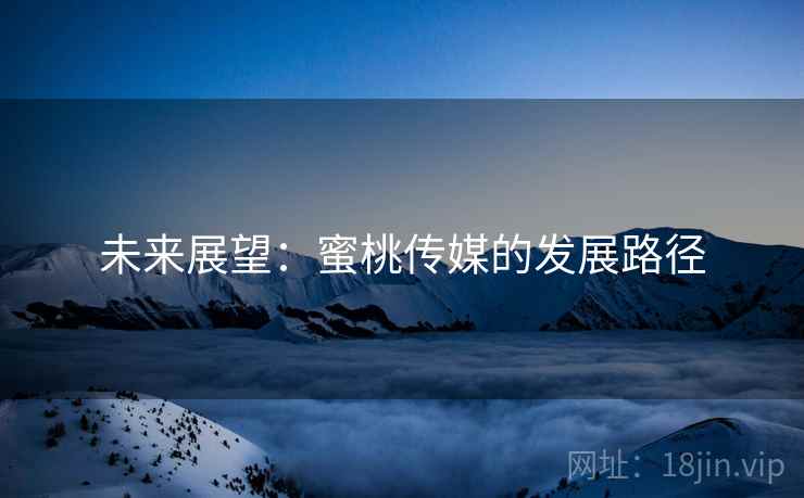 未来展望：蜜桃传媒的发展路径