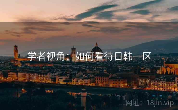 学者视角：如何看待日韩一区