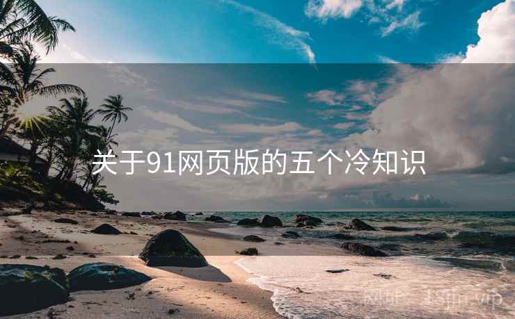 关于91网页版的五个冷知识