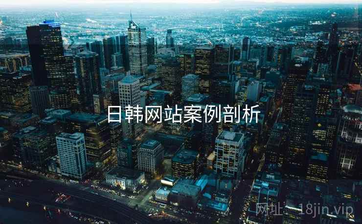 日韩网站案例剖析