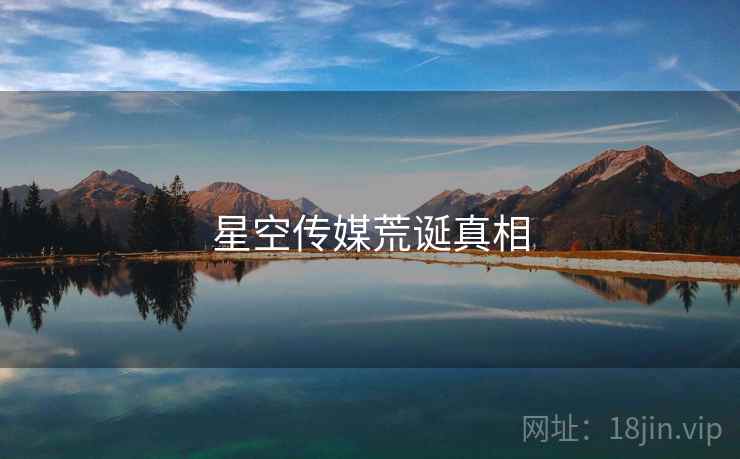 星空传媒荒诞真相
