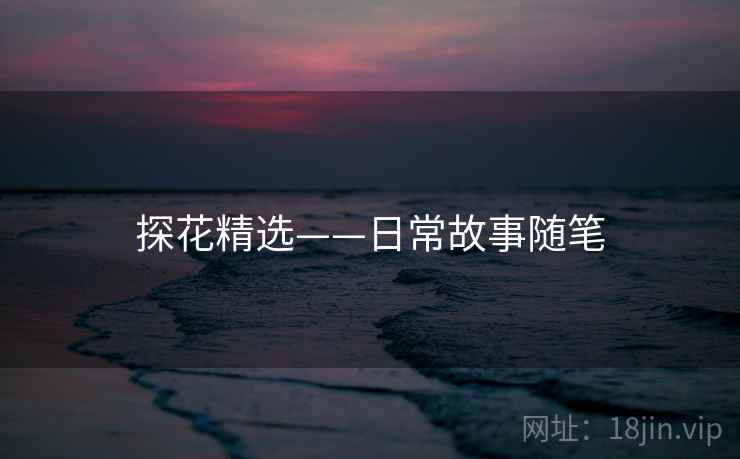 探花精选——日常故事随笔